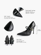 Pointed Toe Mary Jane Pumps Heels - Weddings Formal Event Heels