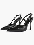 Pointed Toe Slingback Stiletto Heels | Elegant Dress Pumps