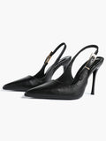 Women's Slingback Pointed Toe Heels-Timeless Elegant Pump