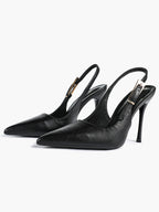 Women's Slingback Pointed Toe Heels-Timeless Elegant Pump