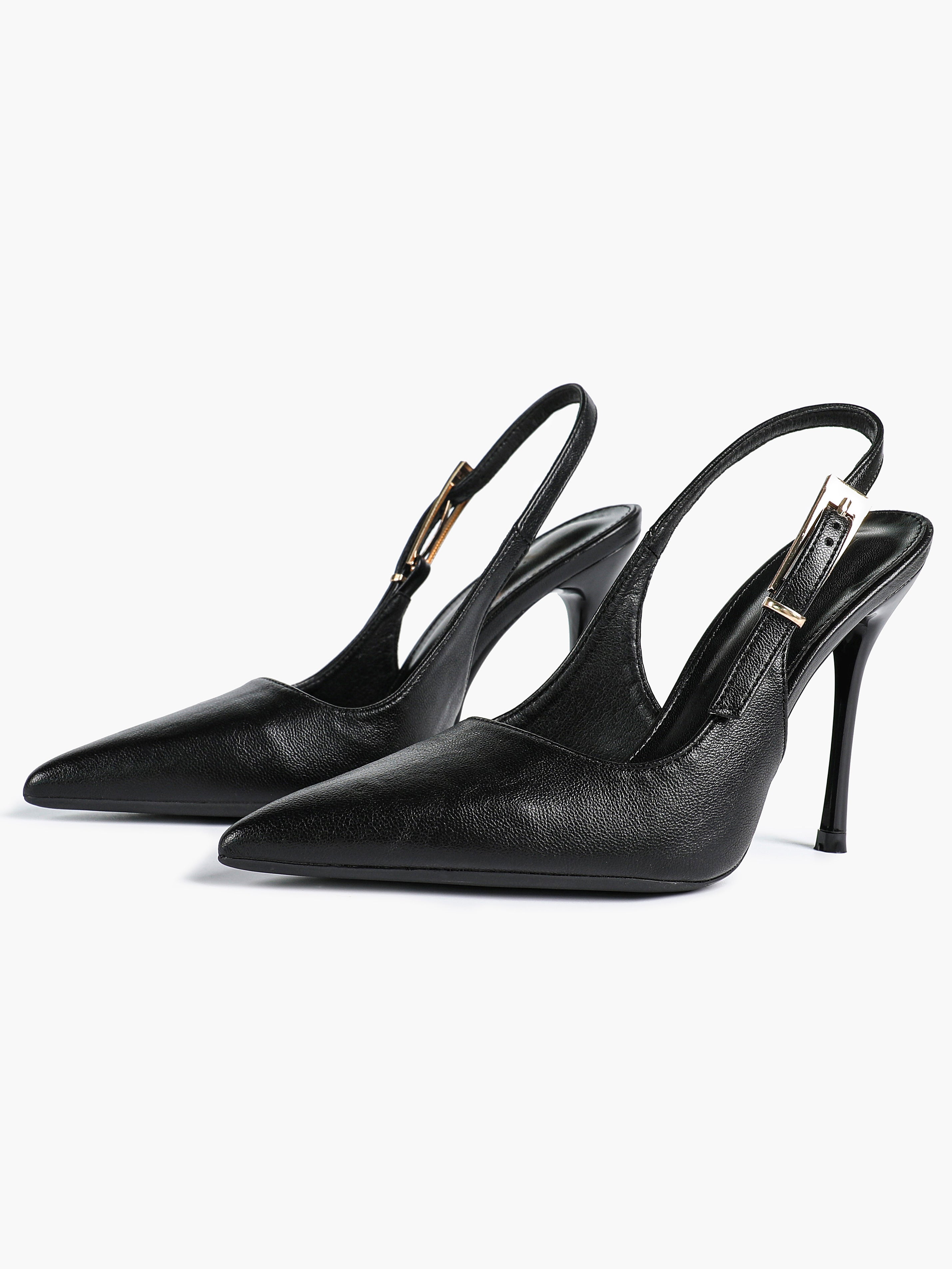 Women's Slingback Pointed Toe Heels-Timeless Elegant Pump