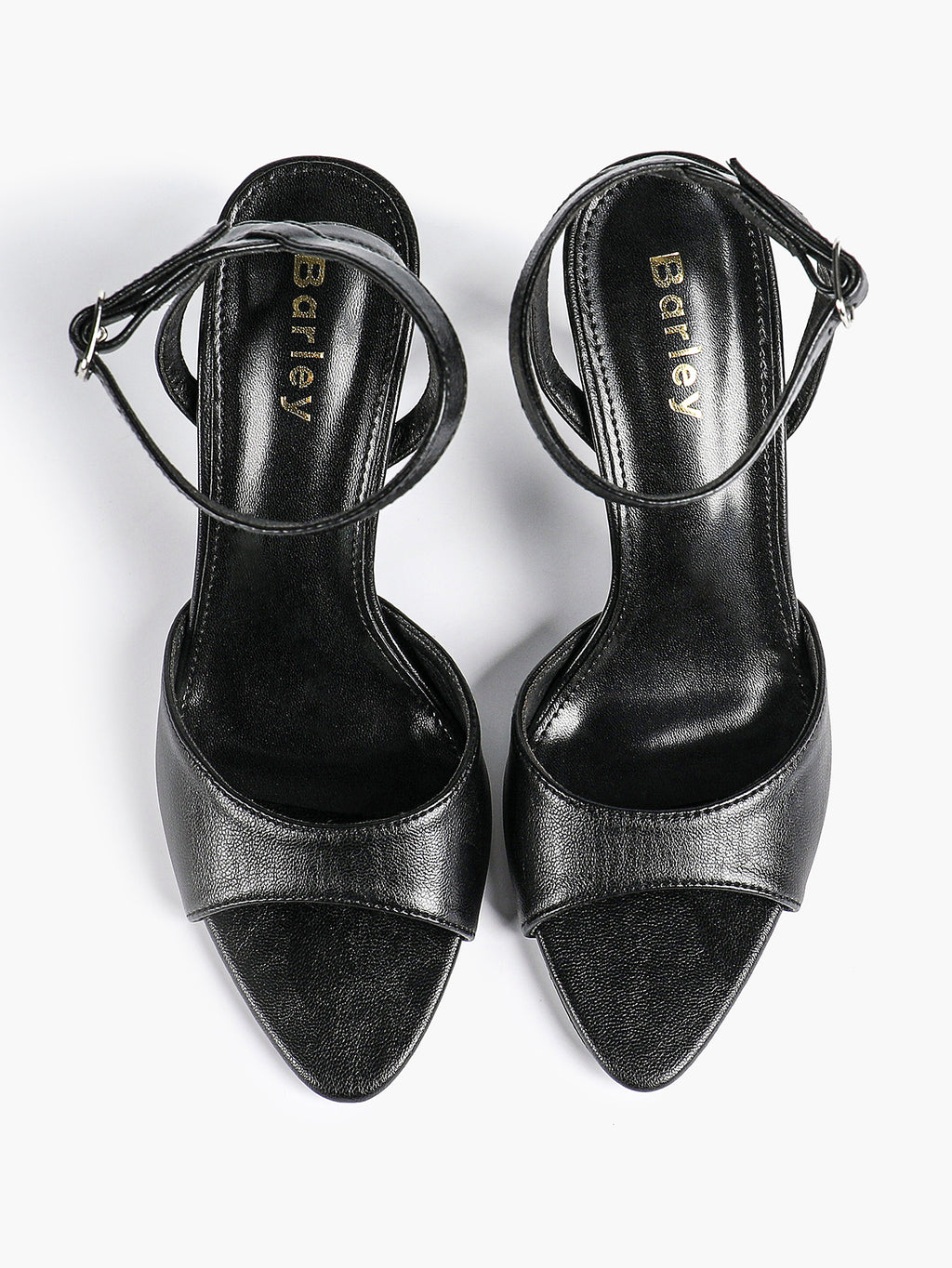 Open Toe Single Band Ankle Strap Heels Adjustable Sandals for Summer Date