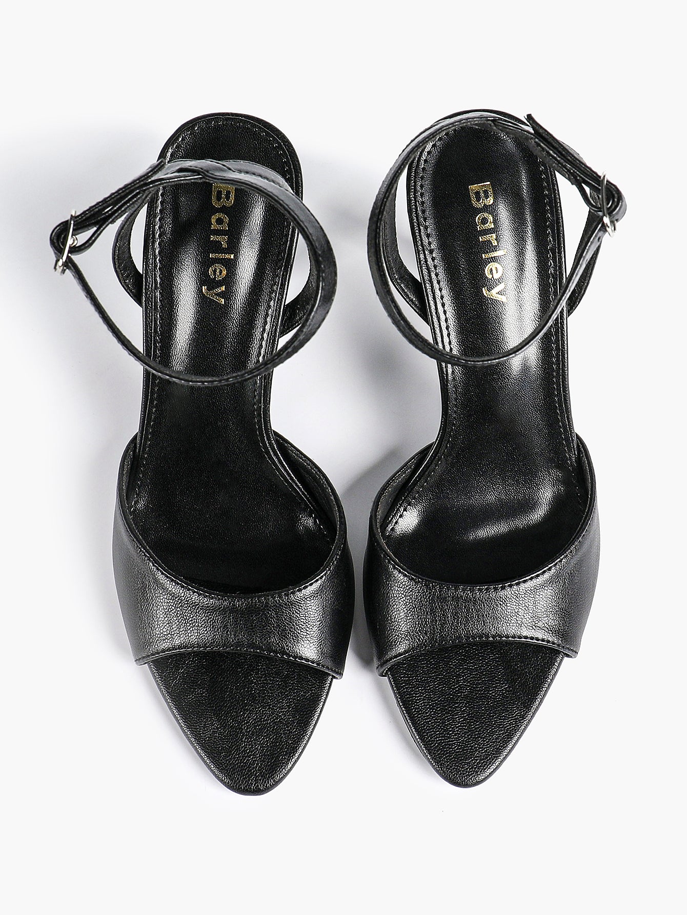 Open Toe Single Band Ankle Strap Heels Adjustable Sandals for Summer Date