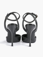 Classic Pointed Toe Ankle Strap Stilettos - Formal Event Heels