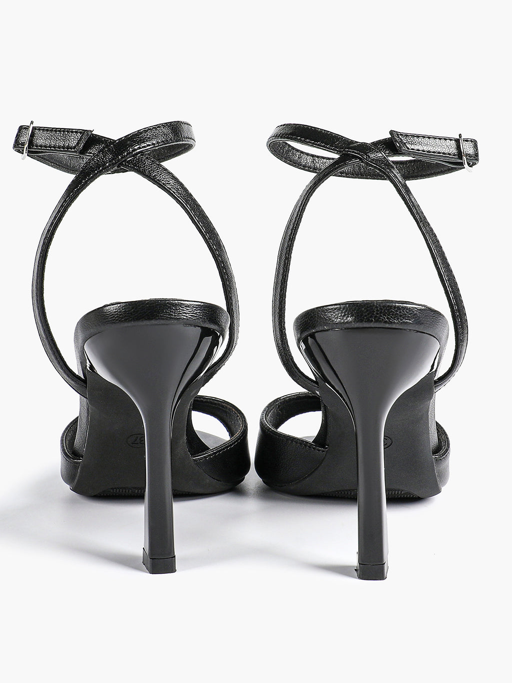 Open Toe Single Band Ankle Strap Heels Adjustable Sandals for Summer Date