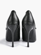 Cross Buckle Slingback Heels - Classic Pointed Toe Pumps