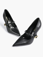 Pointed Toe Mary Jane Pumps Heels - Weddings Formal Event Heels