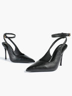 Pointed Toe Ankle Strap Classic Heels – Office Evening Pumps