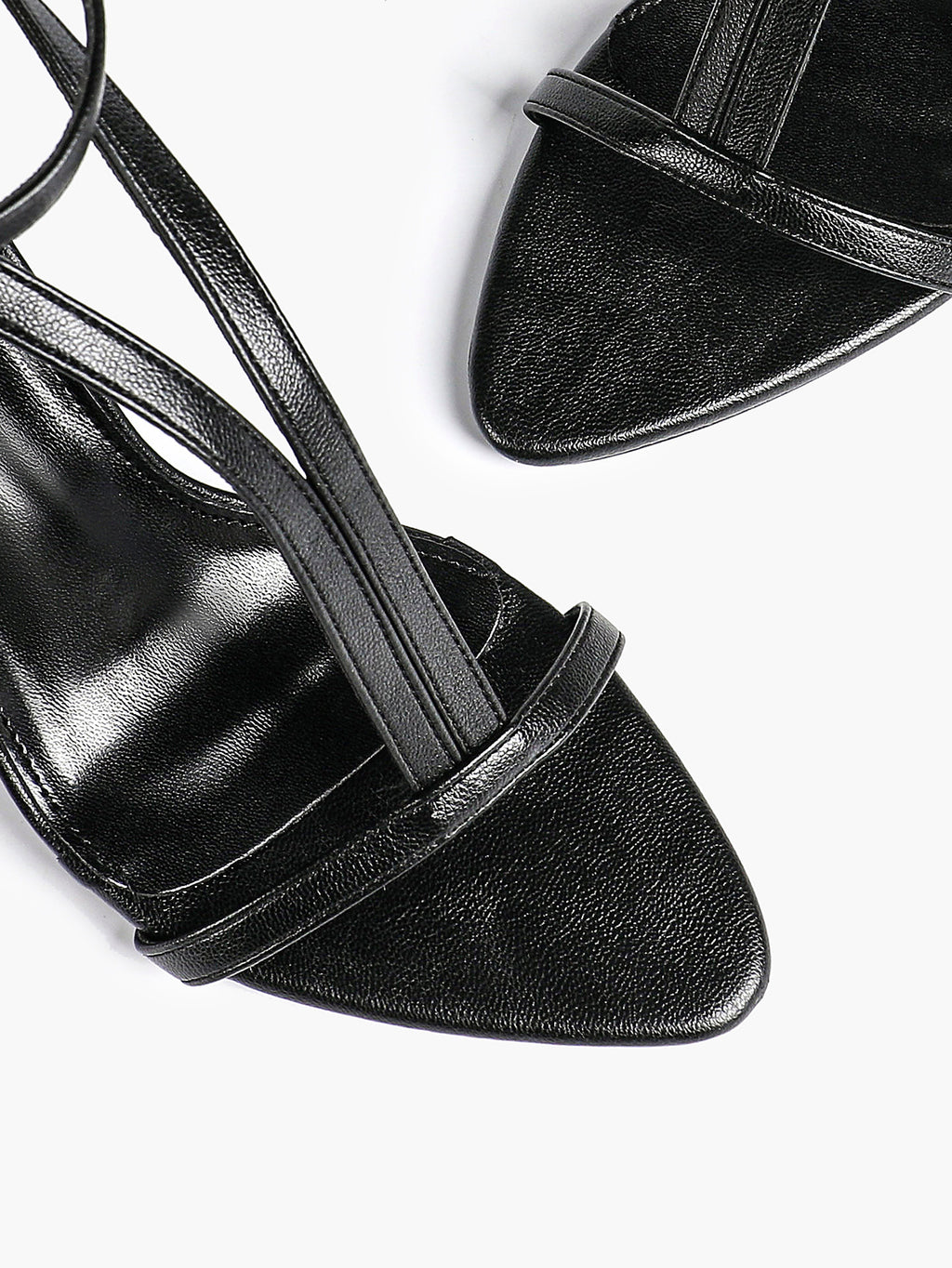 Women's Pointed Toe T-Strap High Heel Sandals -Summer, Wedding Guest, Date Night