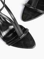 Women's Pointed Toe T-Strap High Heel Sandals -Summer, Wedding Guest, Date Night