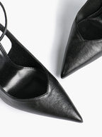 Pointed Toe Ankle Strap Classic Heels – Office Evening Pumps