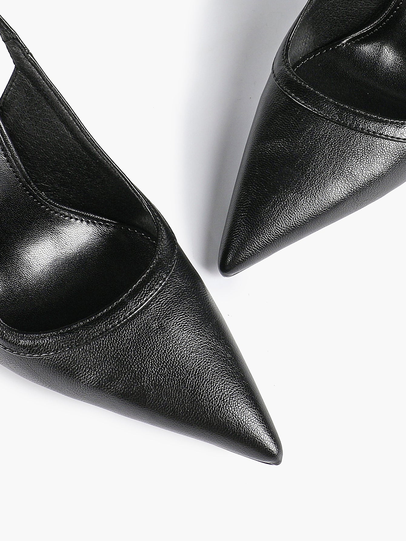 Glossy Patent Slingback Heels | Pointed Toe Formal Heels