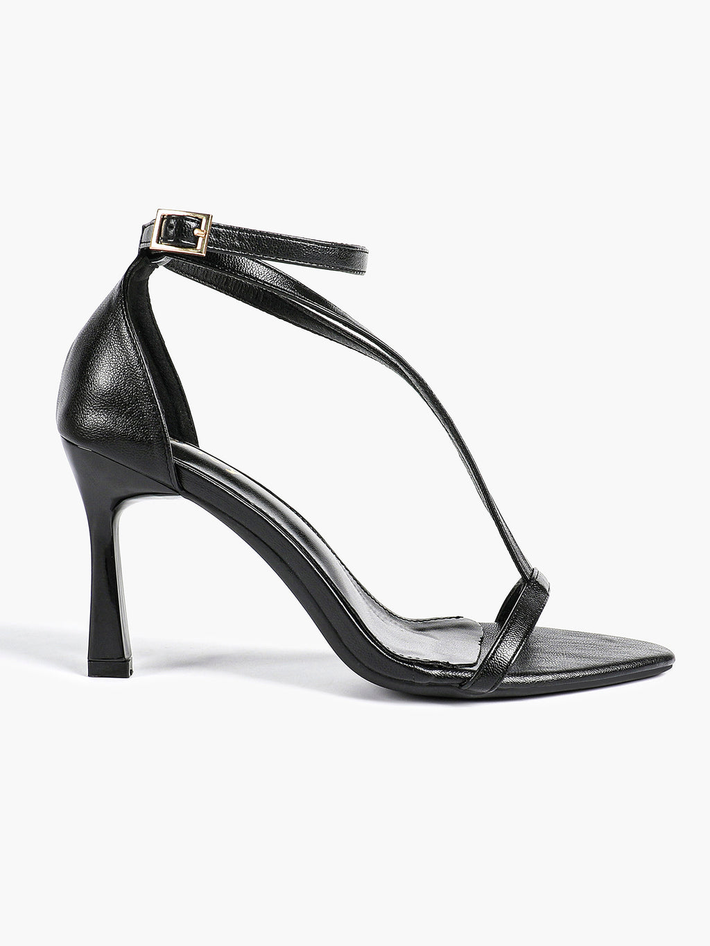 Women's Pointed Toe T-Strap High Heel Sandals -Summer, Wedding Guest, Date Night