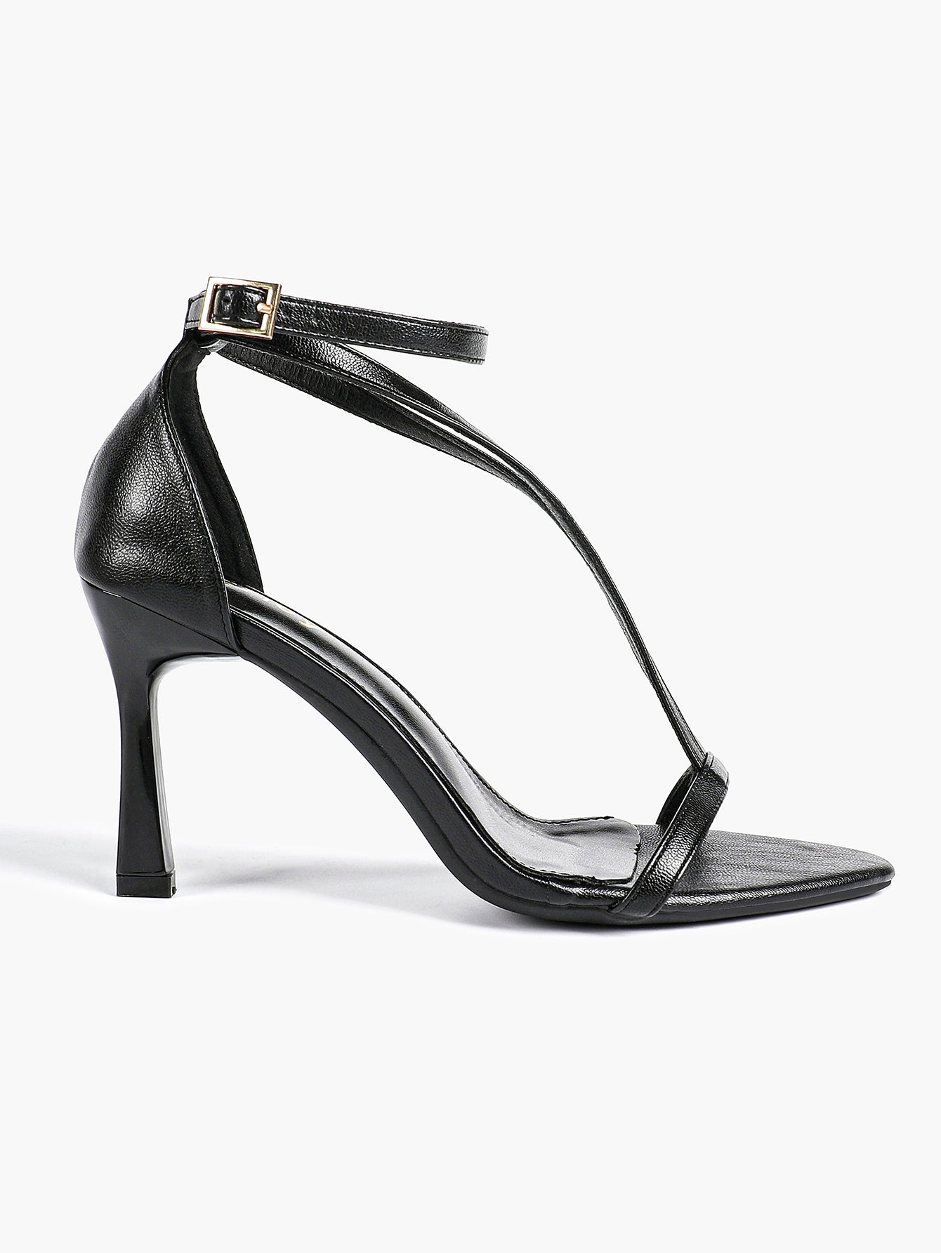 Women's Pointed Toe T-Strap High Heel Sandals -Summer, Wedding Guest, Date Night