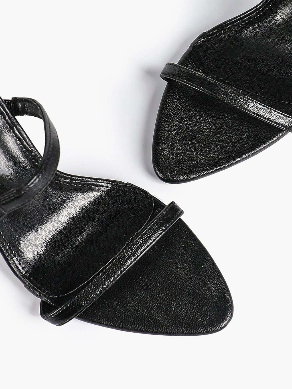 Chain Detail Open Toe High Heel Mules - Daily Party Sandals