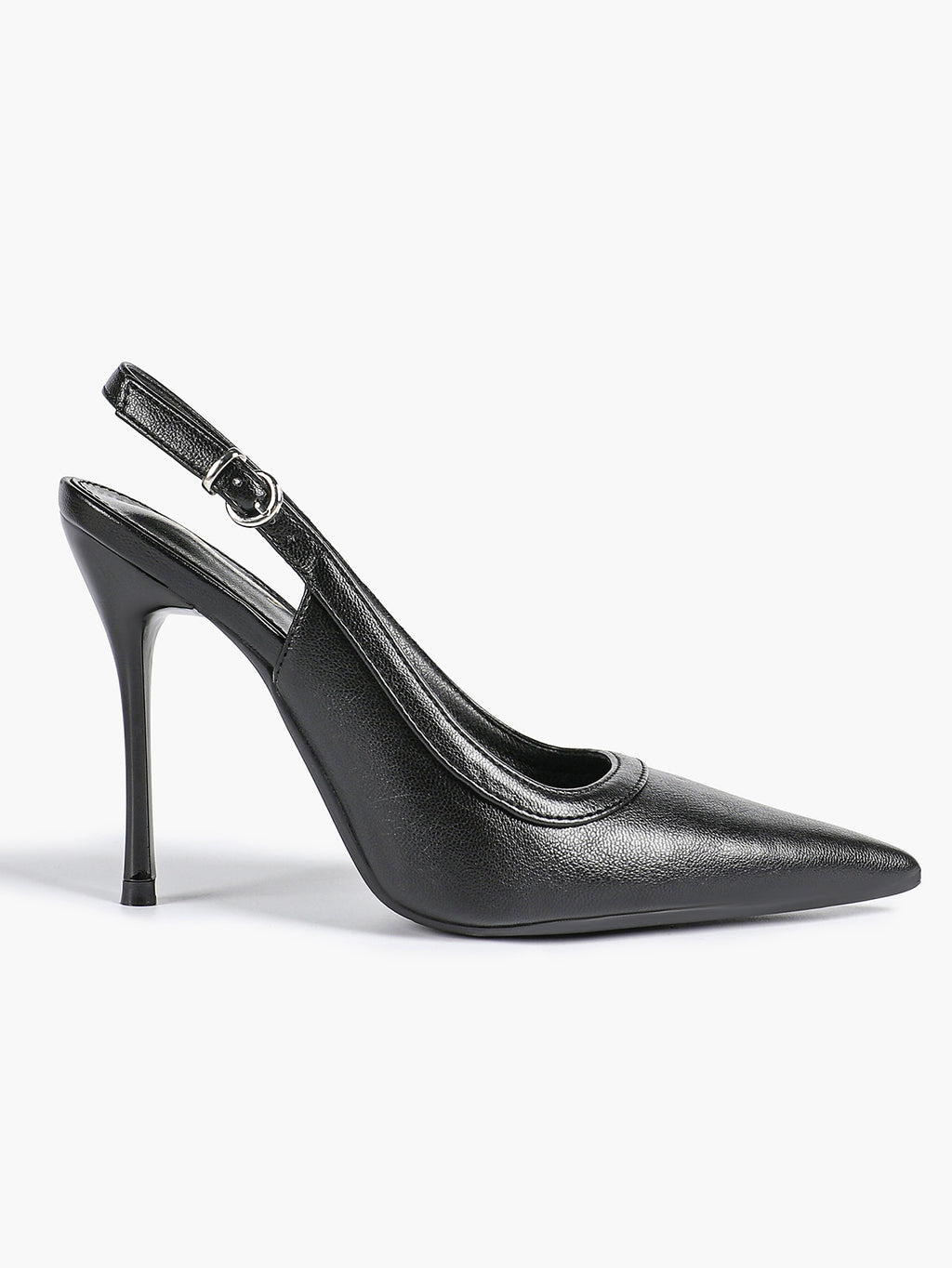 Glossy Patent Slingback Heels | Pointed Toe Formal Heels