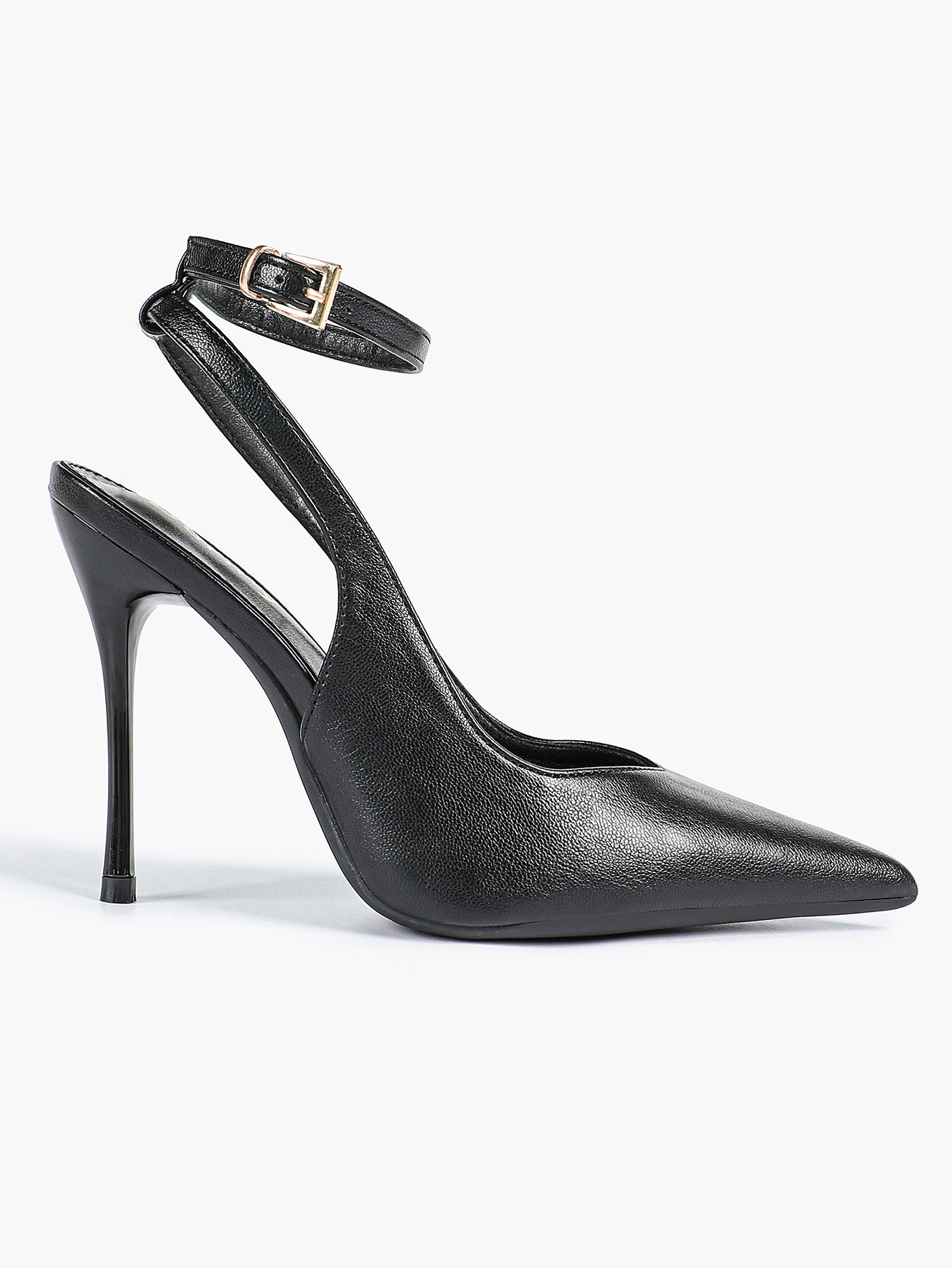 Pointed Toe Ankle Strap Classic Heels – Office Evening Pumps