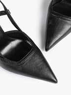 Pointed Toe Slingback Stiletto Heels | Elegant Dress Pumps