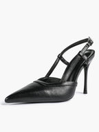 Pointed Toe Slingback Stiletto Heels | Elegant Dress Pumps