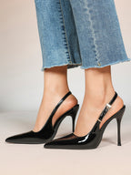 Women's Slingback Pointed Toe Heels-Timeless Elegant Pump