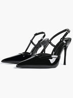 Pointed Toe Slingback Stiletto Heels | Elegant Dress Pumps