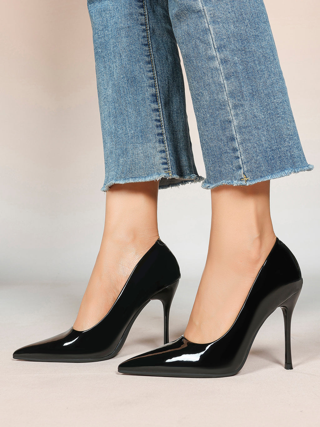 Classic Pointed Toe Stiletto Heels - Office Business Meetings Shoes