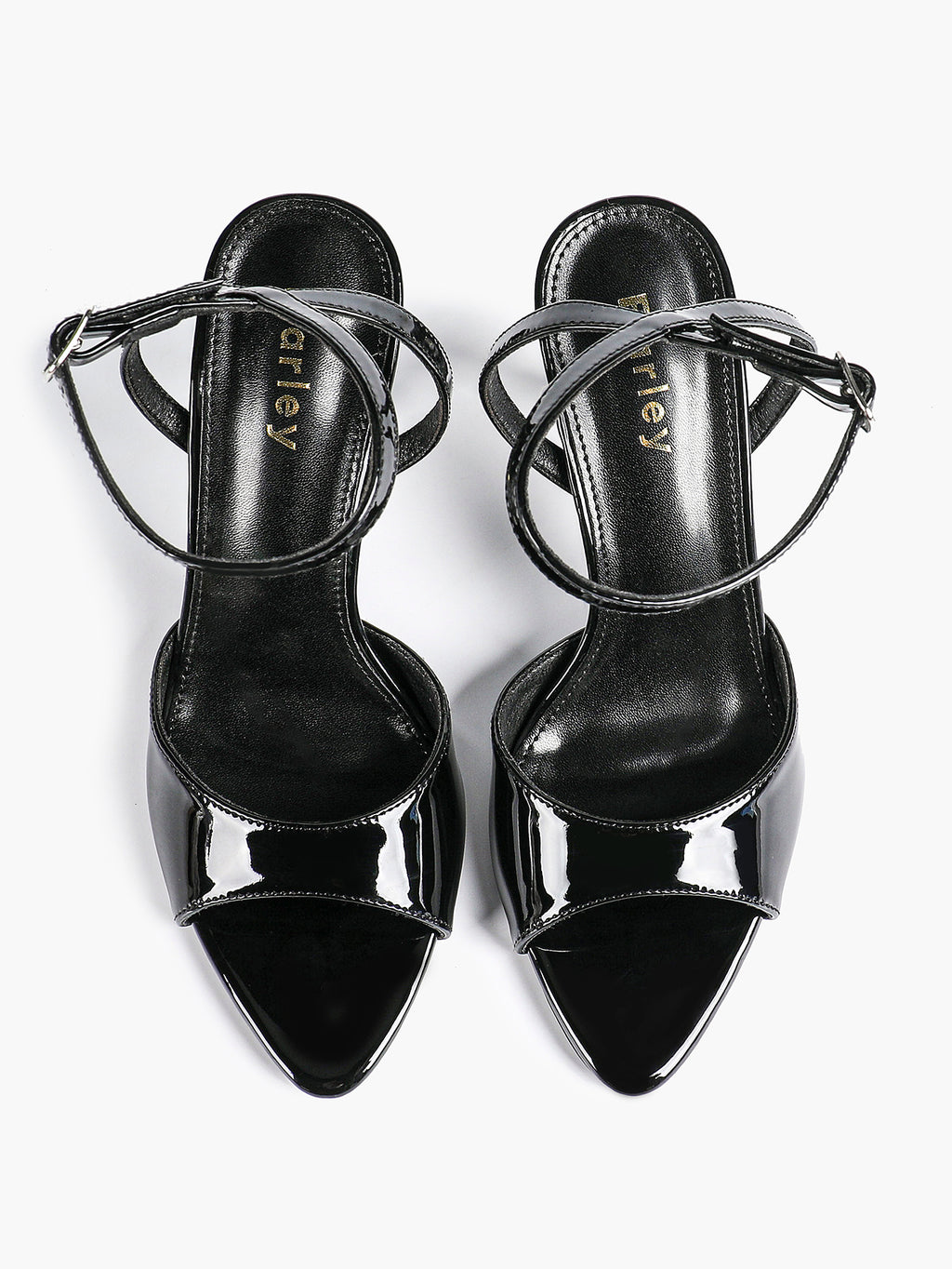 Open Toe Single Band Ankle Strap Heels Adjustable Sandals for Summer Date