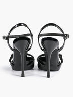 Double Strap Slingback Pointed Toe Stiletto Heels - Mary Jane Style Pumps