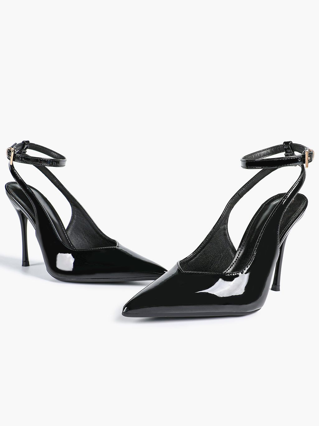 Pointed Toe Ankle Strap Classic Heels – Office Evening Pumps