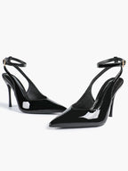 Pointed Toe Ankle Strap Classic Heels – Office Evening Pumps