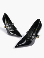 Pointed Toe Mary Jane Pumps Heels - Weddings Formal Event Heels