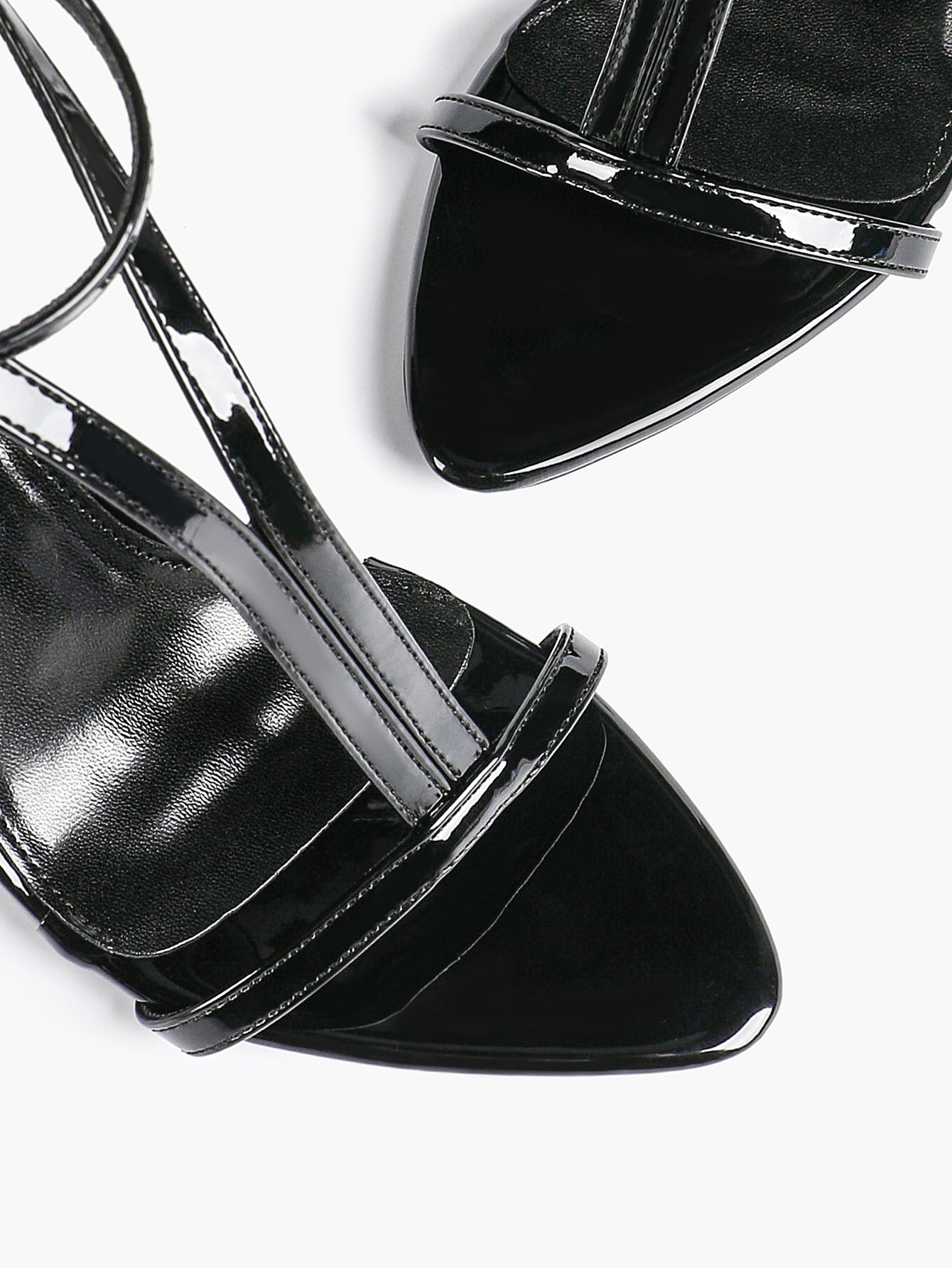 Women's Pointed Toe T-Strap High Heel Sandals -Summer, Wedding Guest, Date Night