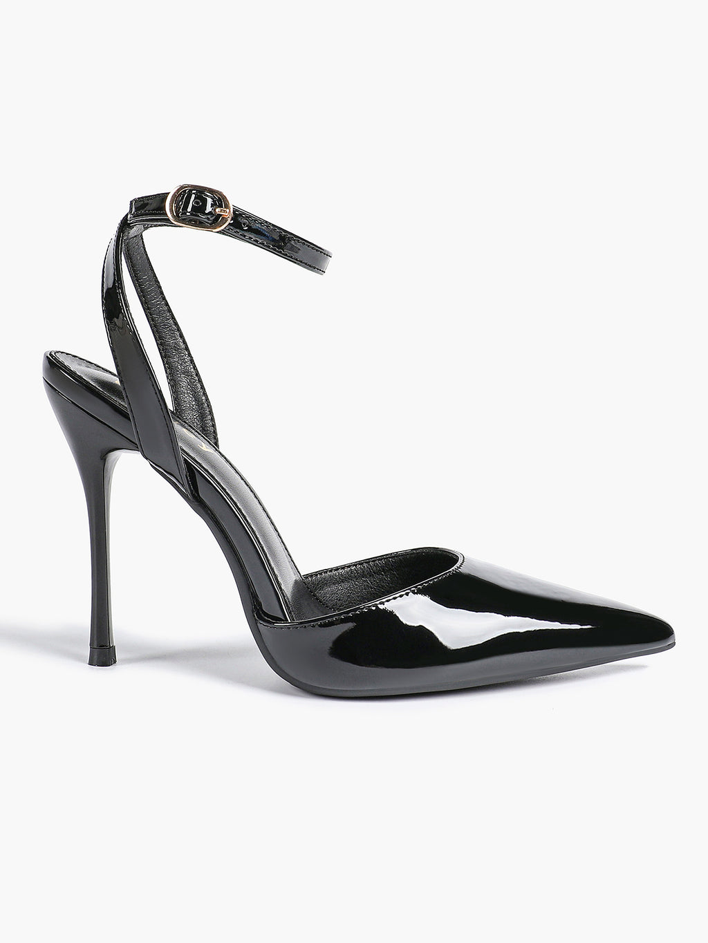 Classic Pointed Toe Ankle Strap Stilettos - Formal Event Heels