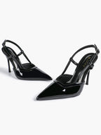 Pointed Toe Slingback Stiletto Heels | Elegant Dress Pumps