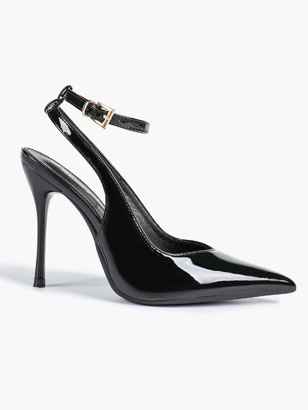 Pointed Toe Ankle Strap Classic Heels – Office Evening Pumps