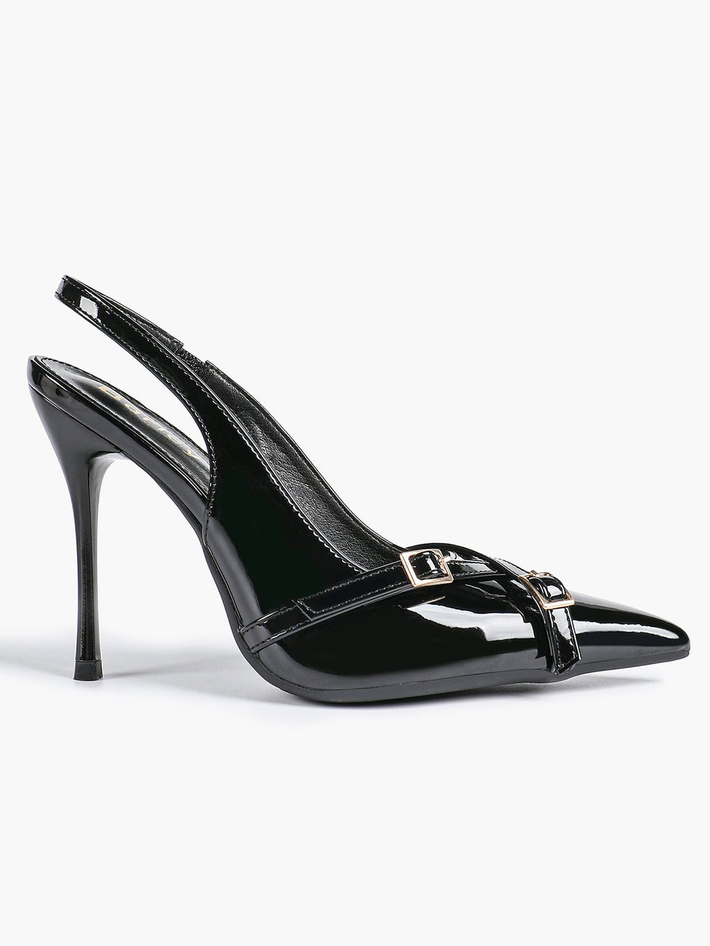 Women's Buckle Accent Pointed Toe Pumps Heels - Party Date Night Heels