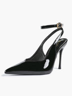 Pointed Toe Ankle Strap Classic Heels – Office Evening Pumps