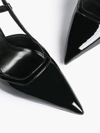 Pointed Toe Slingback Stiletto Heels | Elegant Dress Pumps