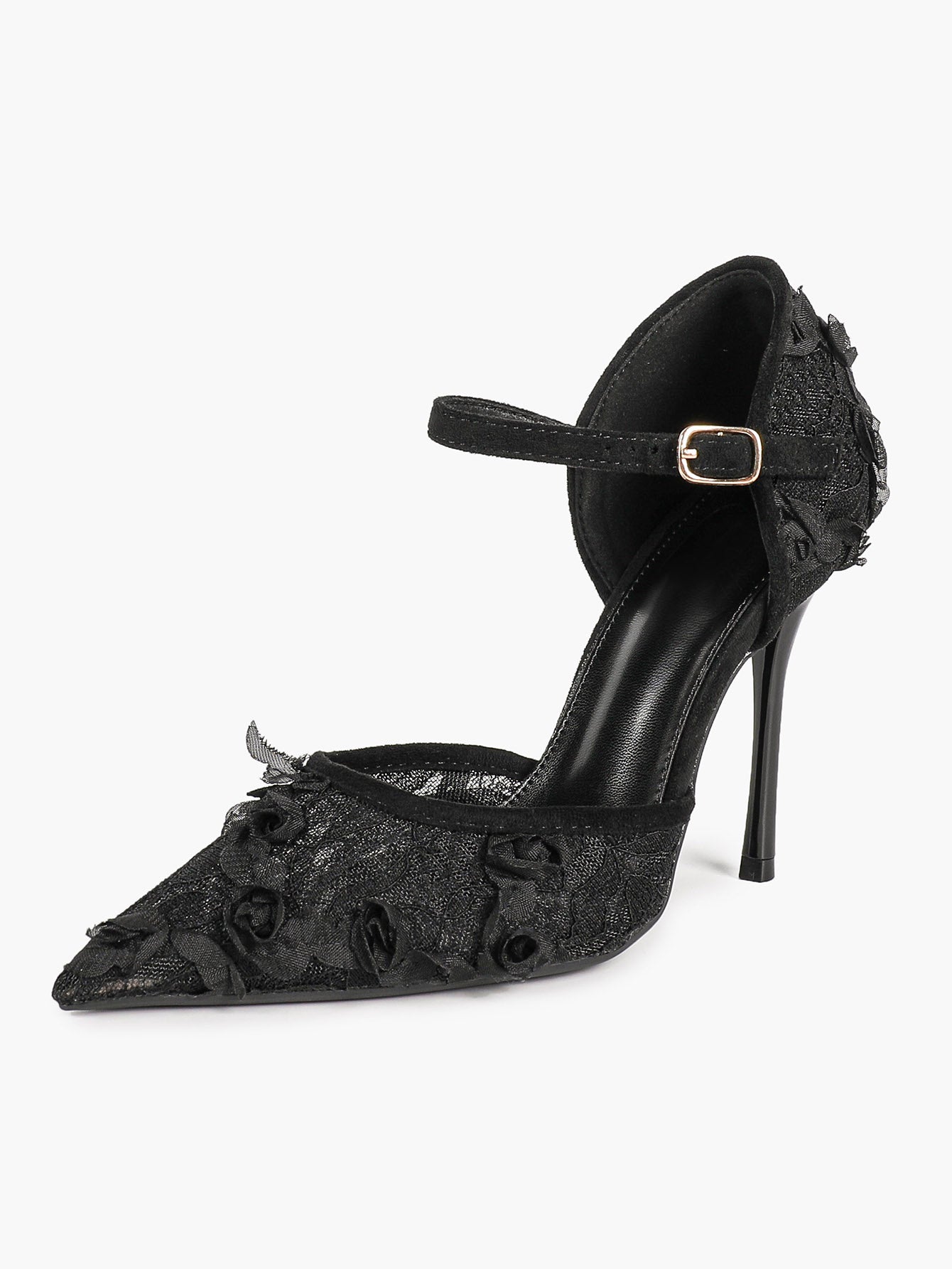 The Gilded Dream: Beige Sequin Mesh Stilettos for Elegant Evening Affairs