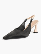 Parisian Stroll: 2.95" Chocolate Patent T-Strap Heels for All-Day Comfort
