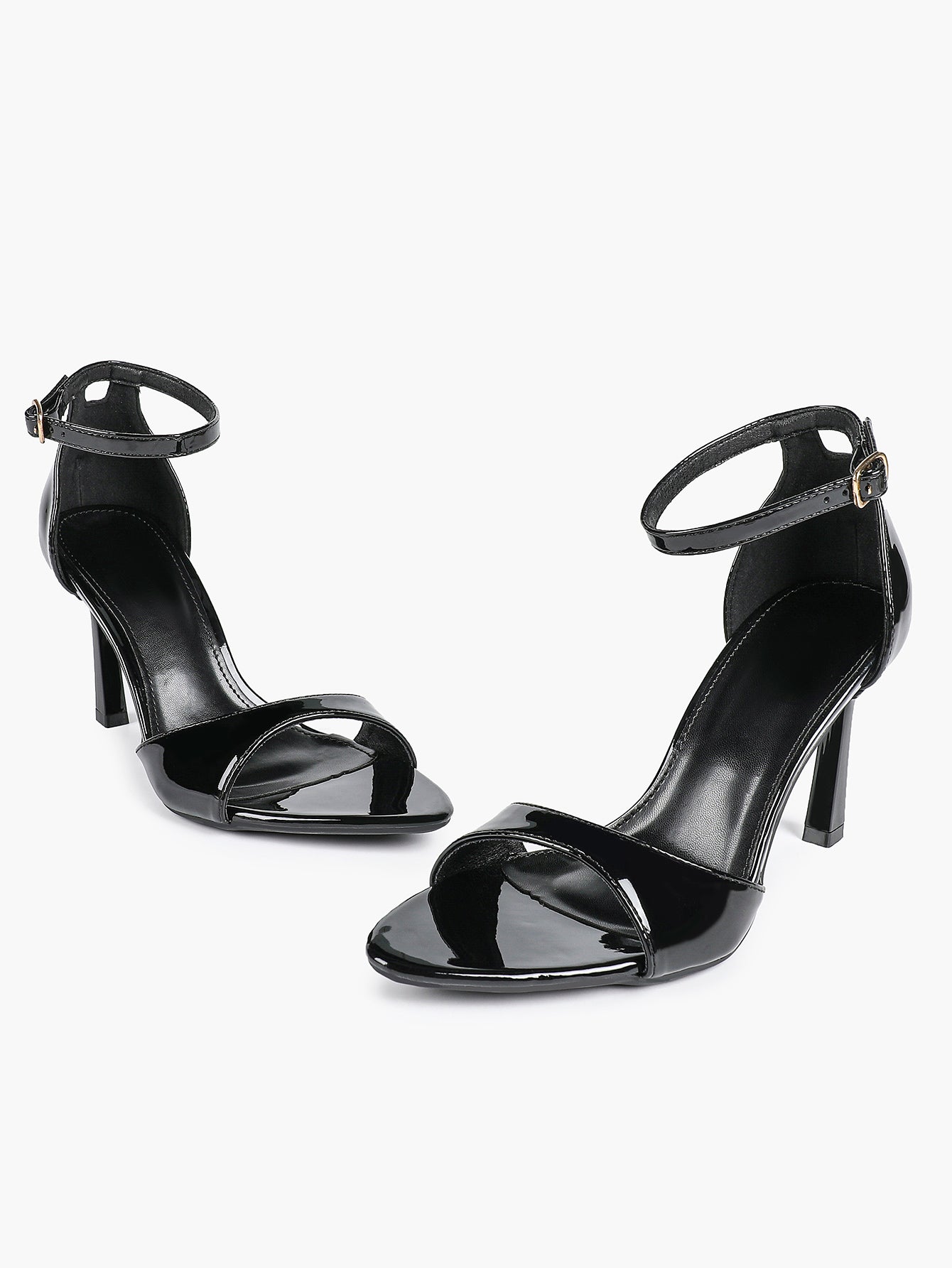 Women's Ankle Strap Heeled Sandals Workwear Office Sandals