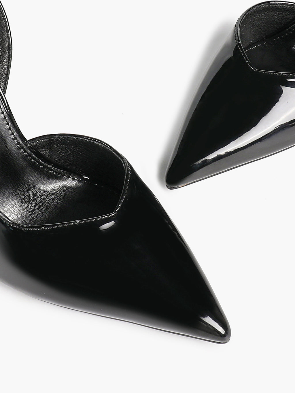 Pointed Toe Slingback Heels Minimalist Ankle Strap Stilettos Office Casual Pumps