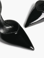 Pointed Toe Slingback Heels Minimalist Ankle Strap Stilettos Office Casual Pumps
