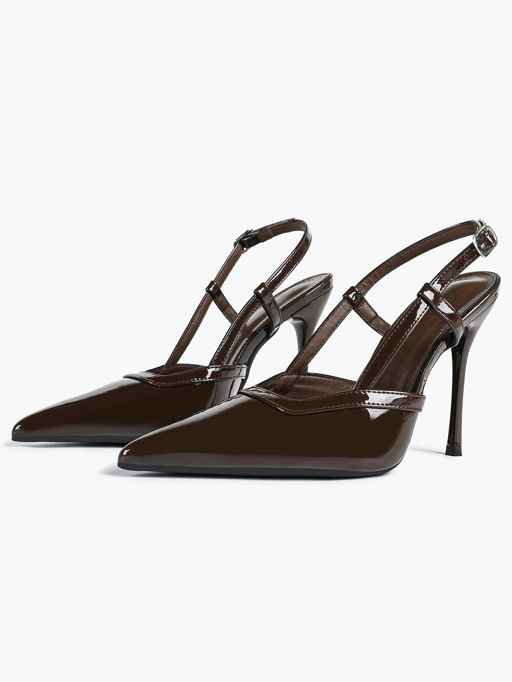 Pointed Toe Slingback Stiletto Heels | Elegant Dress Pumps