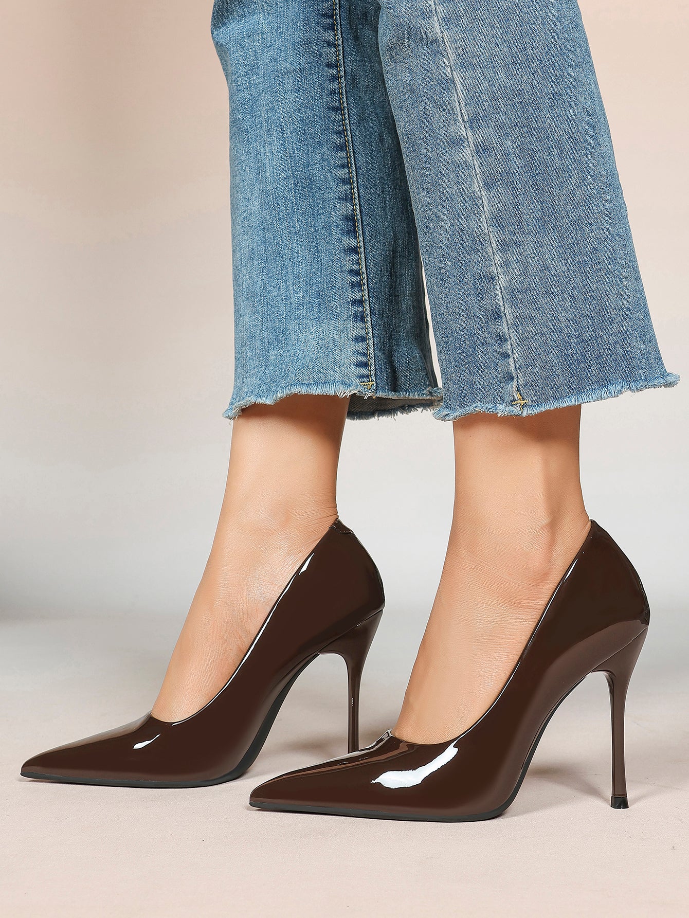 Classic Pointed Toe Stiletto Heels - Office Business Meetings Shoes