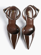 Classic Pointed Toe Ankle Strap Stilettos - Formal Event Heels