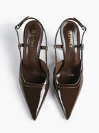 Pointed Toe Slingback Stiletto Heels | Elegant Dress Pumps