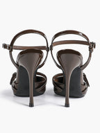 Double Strap Slingback Pointed Toe Stiletto Heels - Mary Jane Style Pumps