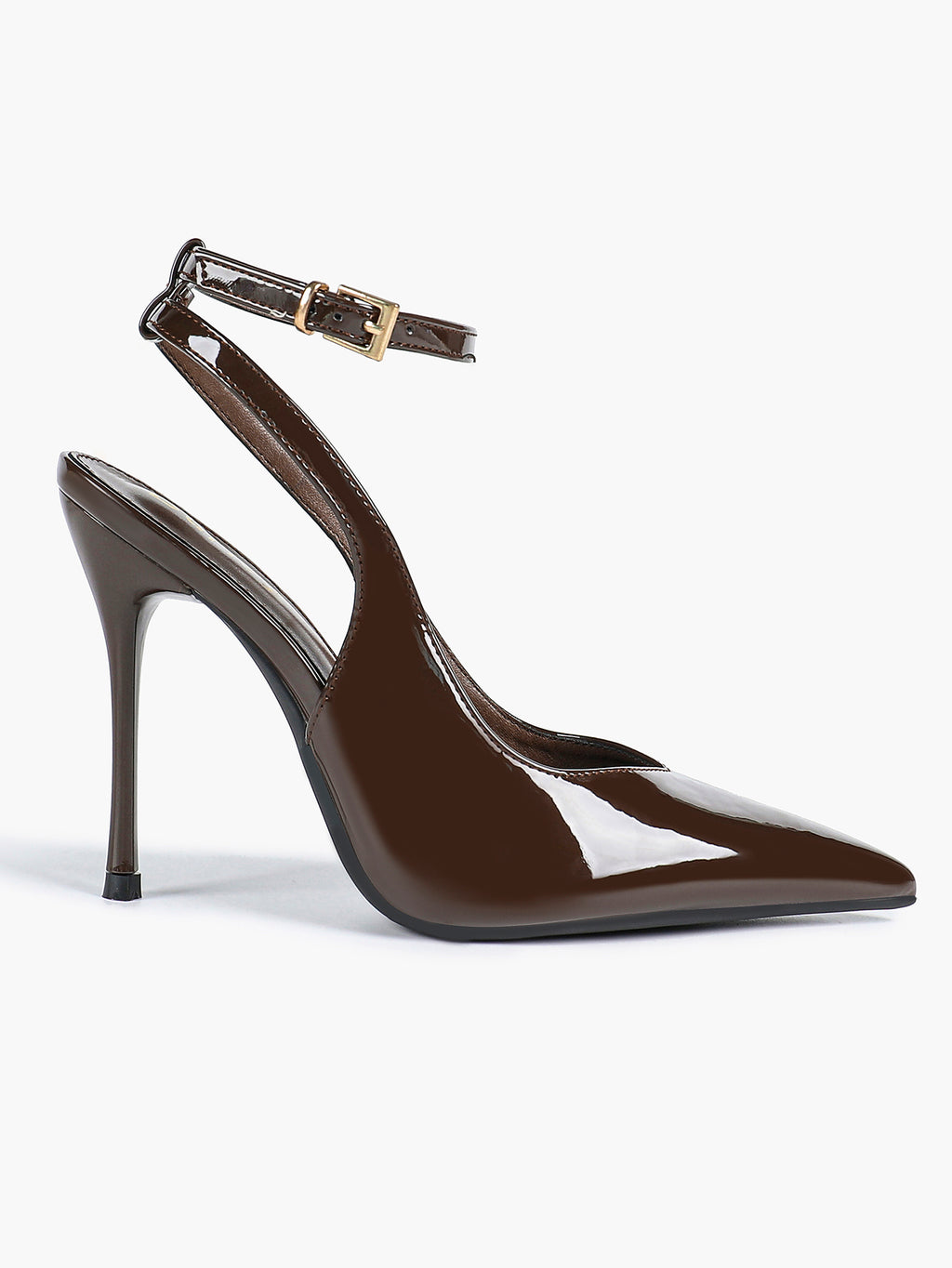 Pointed Toe Ankle Strap Classic Heels – Office Evening Pumps