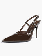 Pointed Toe Slingback Stiletto Heels | Elegant Dress Pumps